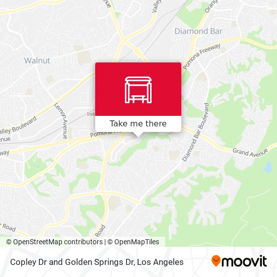 Mapa de Copley Dr and Golden Springs Dr