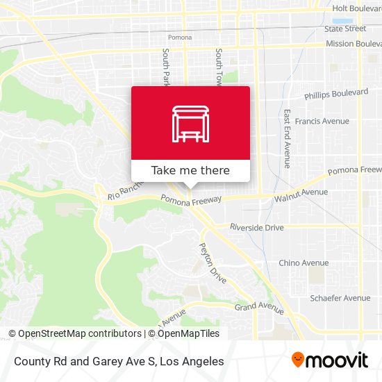 County Rd and Garey Ave S map