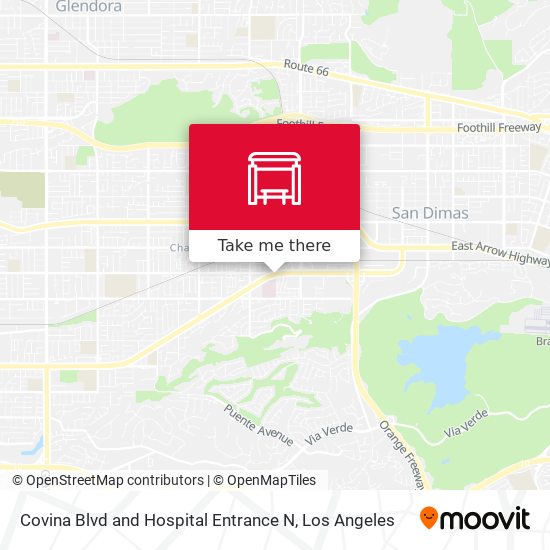 Mapa de Covina Blvd and Hospital Entrance N