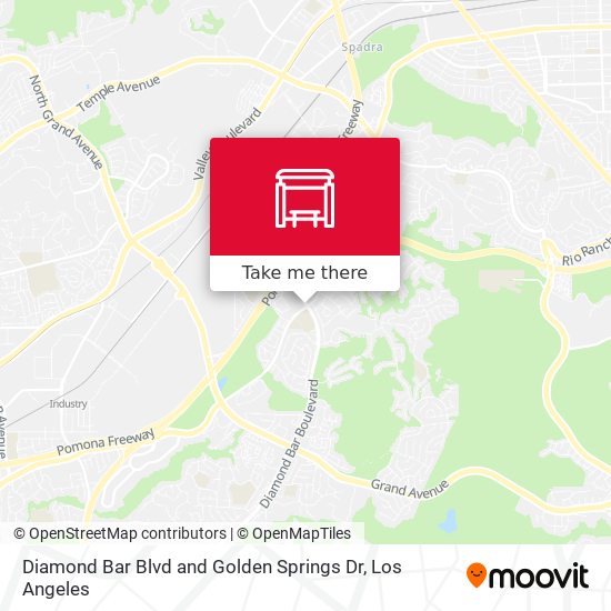 Mapa de Diamond Bar Blvd and Golden Springs Dr