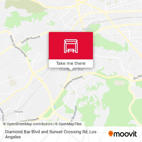 Mapa de Diamond Bar Blvd and Sunset Crossing Rd