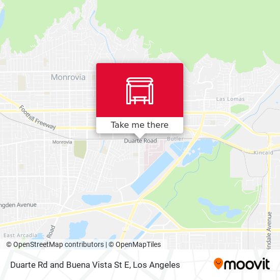 Mapa de Duarte Rd and Buena Vista St E
