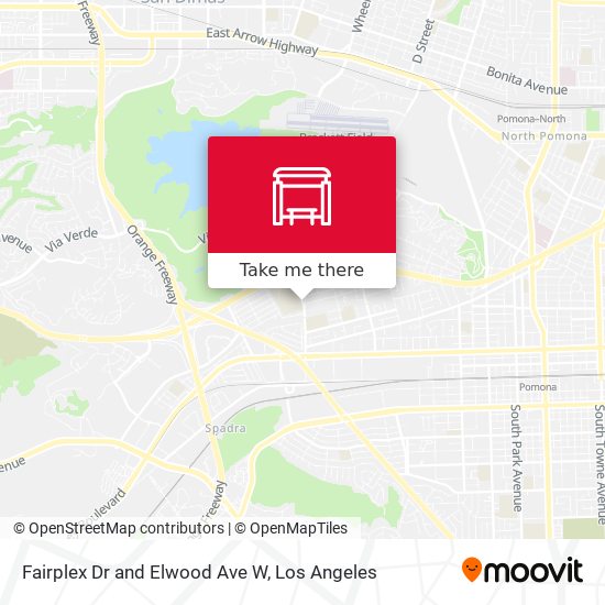 Mapa de Fairplex Dr and Elwood Ave W