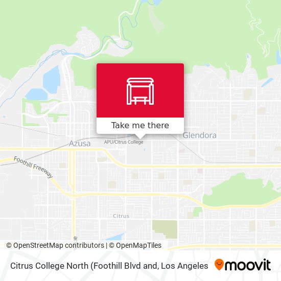 Mapa de Citrus College North