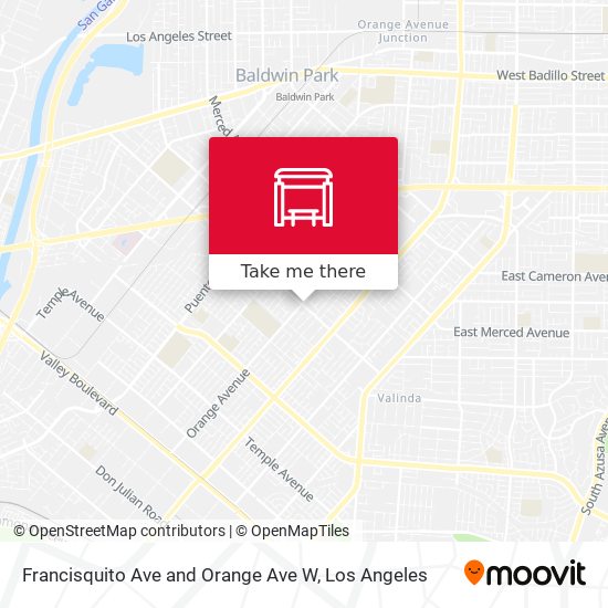 Mapa de Francisquito Ave and Orange Ave W