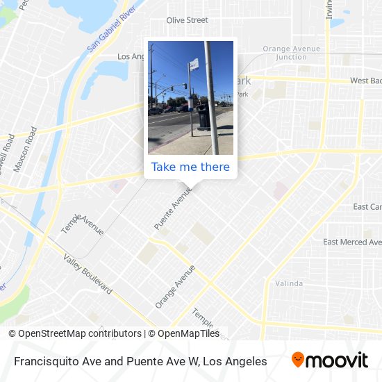 Mapa de Francisquito Ave and Puente Ave W