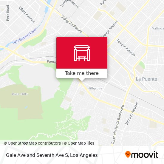 Mapa de Gale Ave and Seventh Ave S