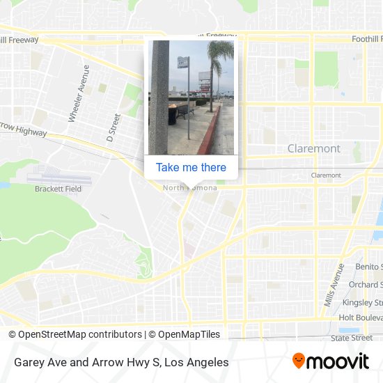 Mapa de Garey Ave and Arrow Hwy S