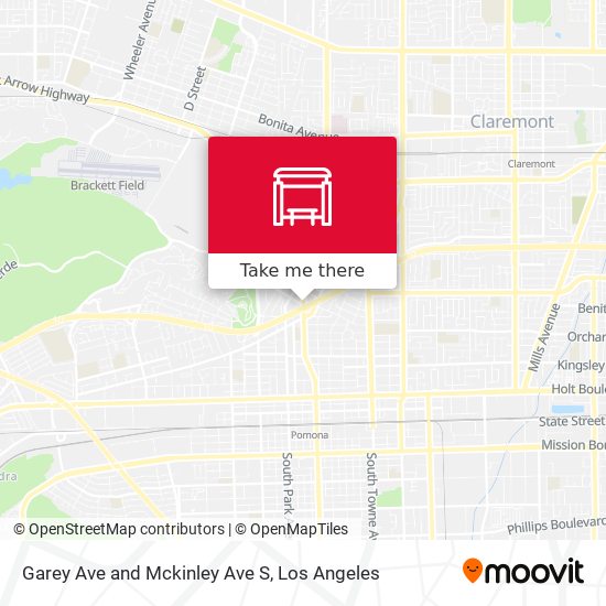 Garey Ave and Mckinley Ave S map