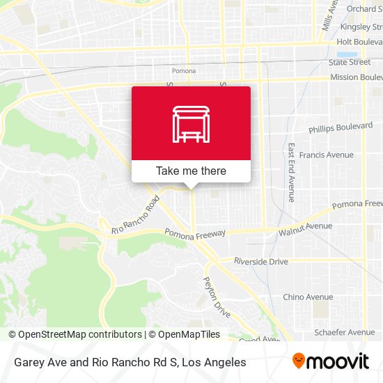 Garey Ave and Rio Rancho Rd S map