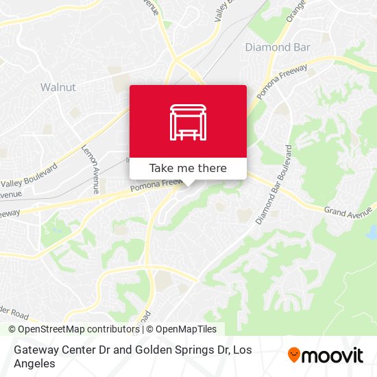Mapa de Gateway Center Dr and Golden Springs Dr