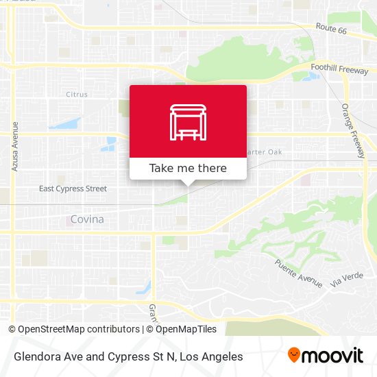 Mapa de Glendora Ave and Cypress St N
