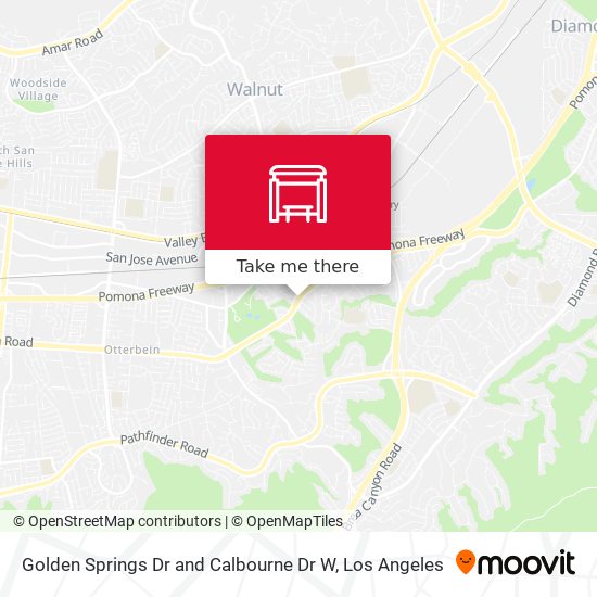 Mapa de Golden Springs Dr and Calbourne Dr W