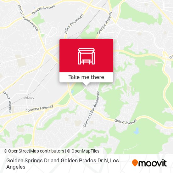 Golden Springs Dr and Golden Prados Dr N map