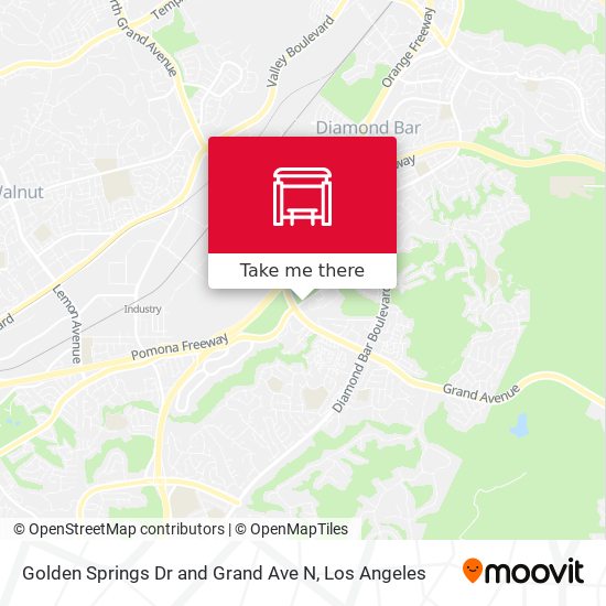 Mapa de Golden Springs Dr and Grand Ave N