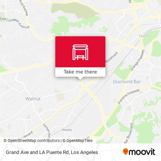 Mapa de Grand Ave and LA Puente Rd