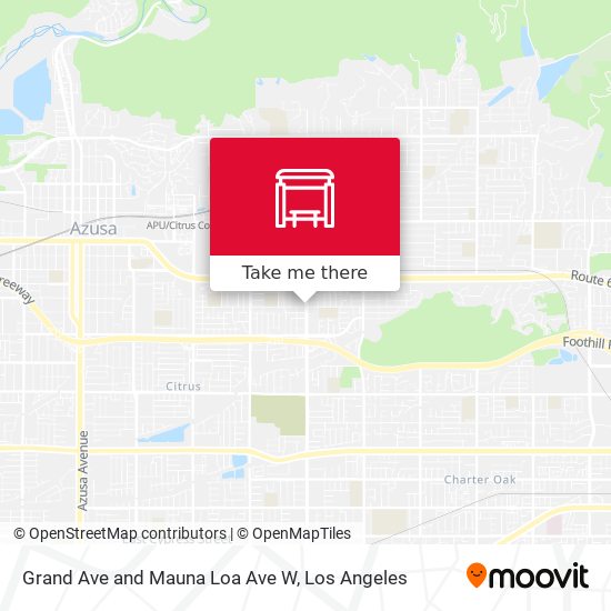 Mapa de Grand Ave and Mauna Loa Ave W