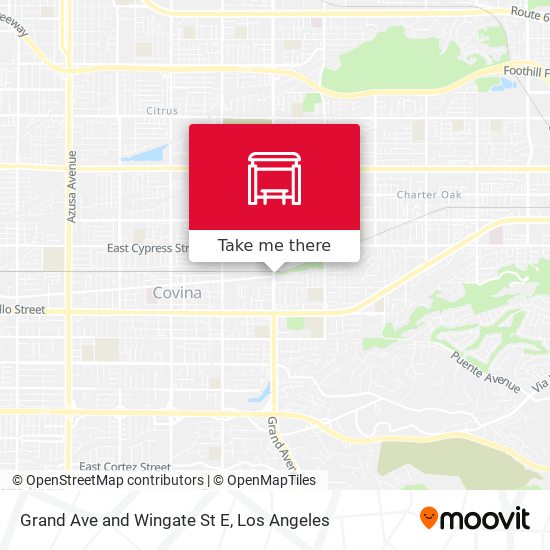Grand Ave and Wingate St E map