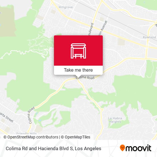 Mapa de Colima Rd and Hacienda Blvd S