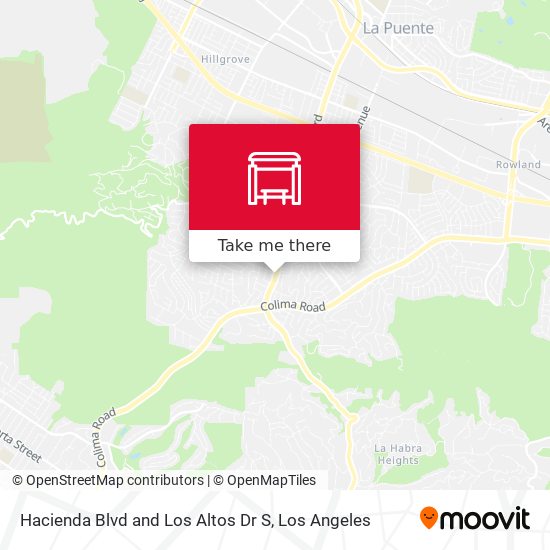Mapa de Hacienda Blvd and Los Altos Dr S