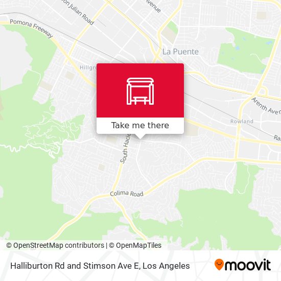 Halliburton Rd and Stimson Ave E map
