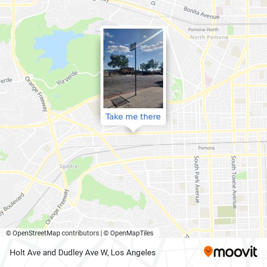 Holt Ave and Dudley Ave W map