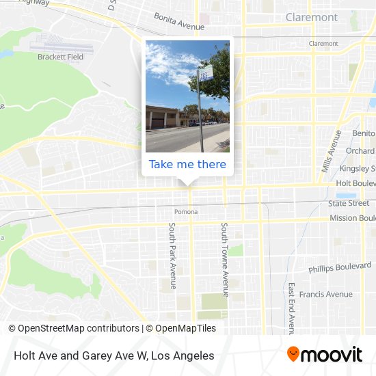 Mapa de Holt Ave and Garey Ave W