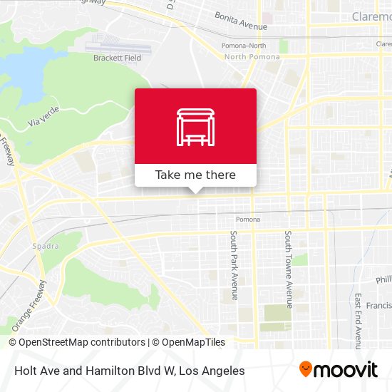 Holt Ave and Hamilton Blvd W map