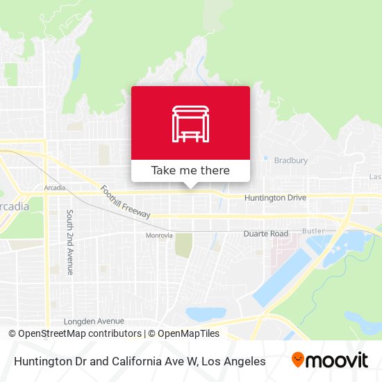 Mapa de Huntington Dr and California Ave W