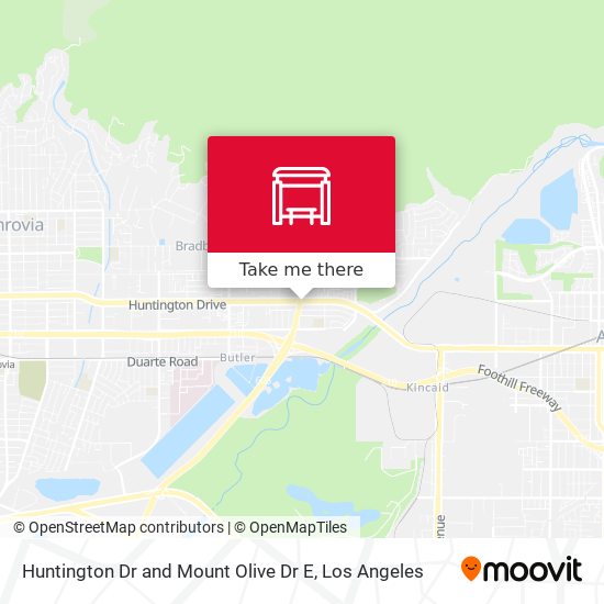 Mapa de Huntington Dr and Mount Olive Dr E