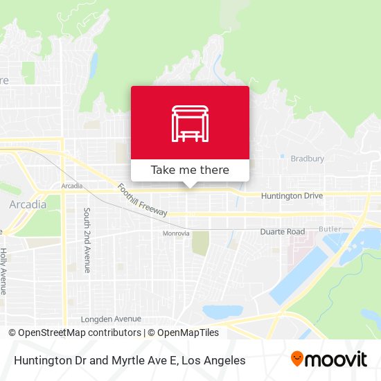 Huntington Dr and Myrtle Ave E map