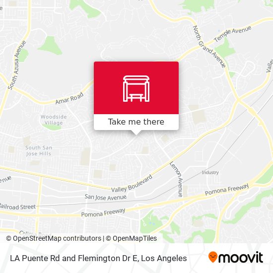 Mapa de LA Puente Rd and Flemington Dr E