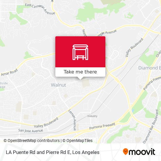 Mapa de LA Puente Rd and Pierre Rd E