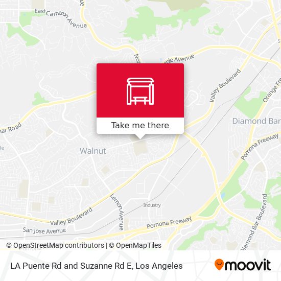 Mapa de LA Puente Rd and Suzanne Rd E