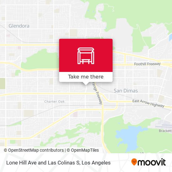 Lone Hill Ave and Las Colinas S map