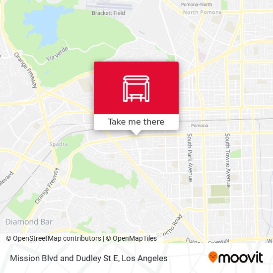 Mission Blvd and Dudley St E map