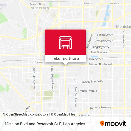 Mapa de Mission Blvd and Reservoir St E