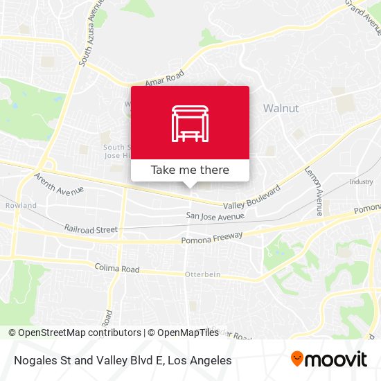 Nogales St and Valley Blvd E map