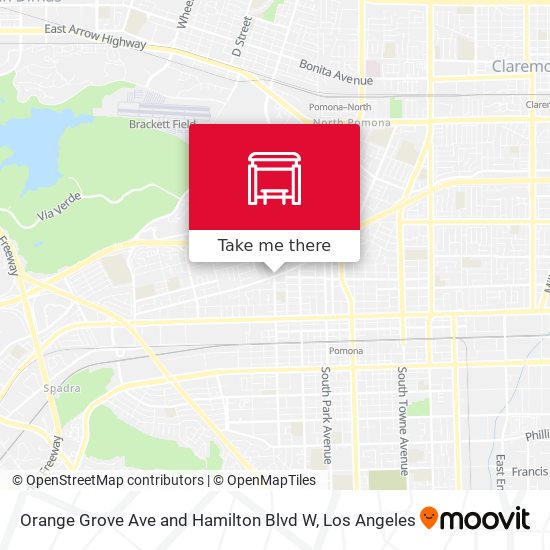 Orange Grove Ave and Hamilton Blvd W map