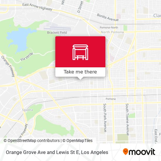 Orange Grove Ave and Lewis St E map