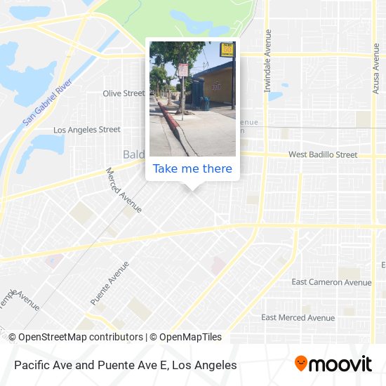 Mapa de Pacific Ave and Puente Ave E