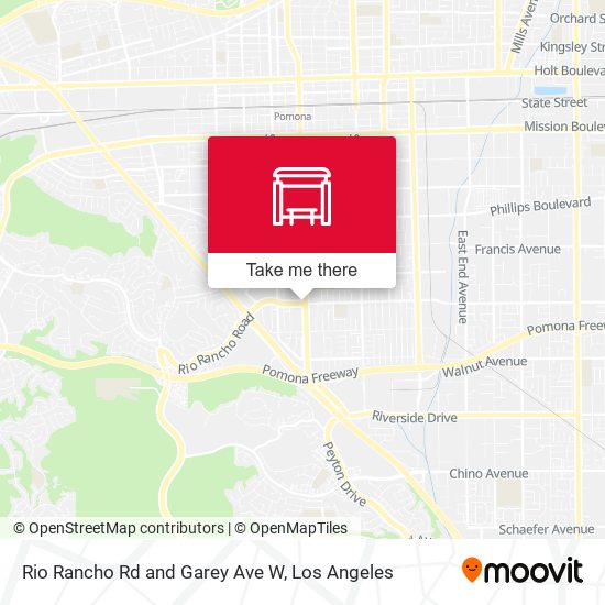 Rio Rancho Rd and Garey Ave W map