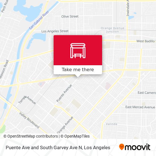 Mapa de Puente Ave and South Garvey Ave N