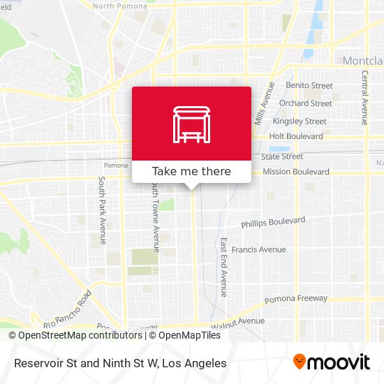 Mapa de Reservoir St and Ninth St W