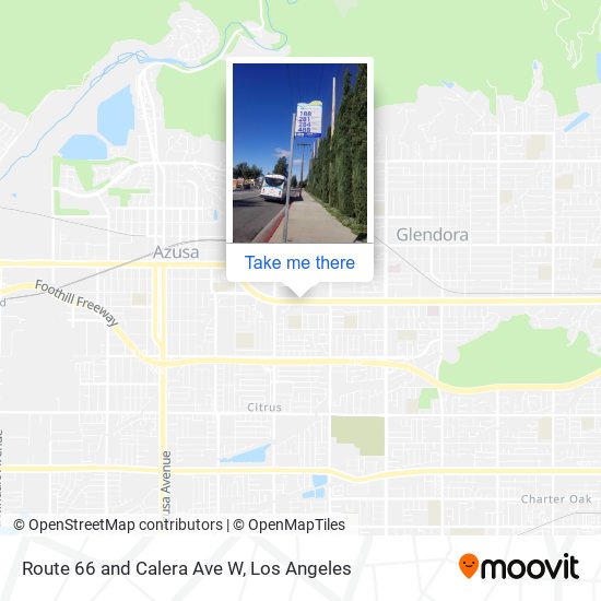 Route 66 and Calera Ave W map
