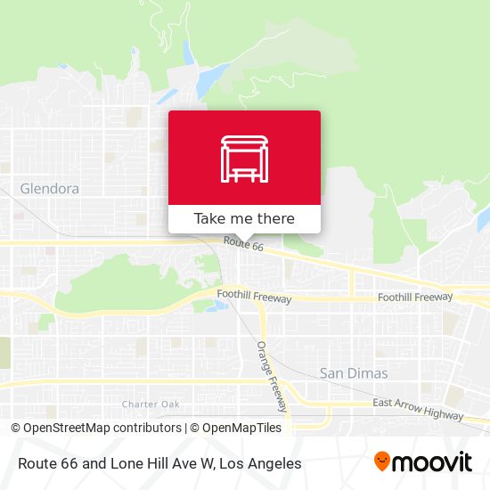 Mapa de Route 66 and Lone Hill Ave W