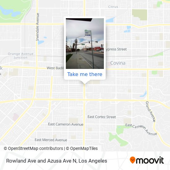 Mapa de Rowland Ave and Azusa Ave N