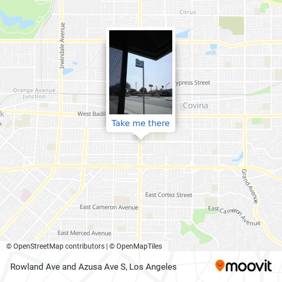 Mapa de Rowland Ave and Azusa Ave S
