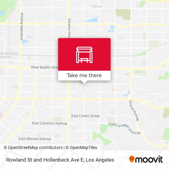 Rowland St and Hollenbeck Ave E map