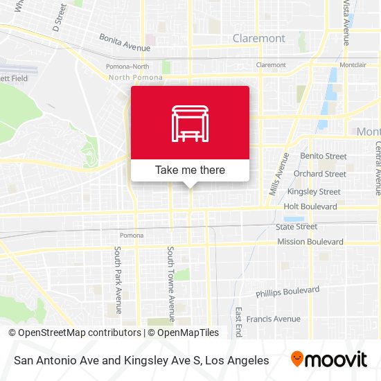 Mapa de San Antonio Ave and Kingsley Ave S